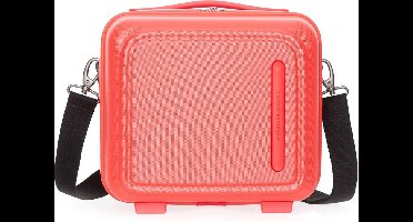 MANDARINA DUCK cosmetische tas Logoduck + Beauty Case Cayenne koraalrood