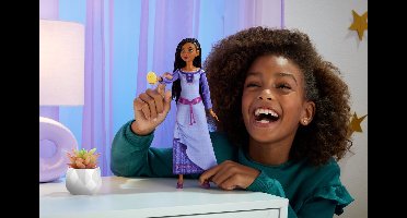 Mattel Games Disney Ik Wou Dat Asha Zong In Engels Paars