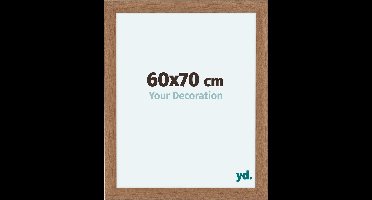 Your Decoration - Fotolijst 60x70 cm - MDF - Notenhout Licht - Como