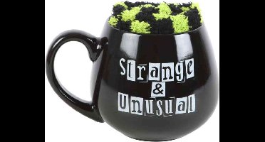 Something Different - Strange & Unusual Beker & Sokken Set - Zwart/Wit