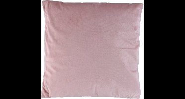Arti Casa Sierkussen - Binnenkussen 45x45 cm - Velvet Kussen met Kussensloop - Wasmachinebestendig - Woondecoratie Woonkamer en Slaapkamer - Roze