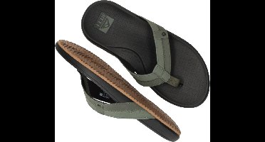 Reef Cushion Phantom 2.0 Olive/Gum Heren Slippers - Zwart/Olijfgroen - Maat 40