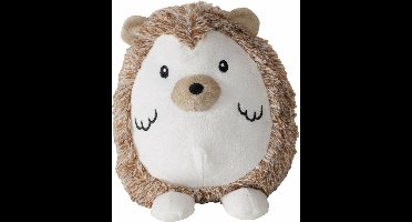 Boltze Deurstopper gewicht - dieren thema Egel - 1 kilo - lichtbruin - 16 x17 cm - buiten/binnen deuren