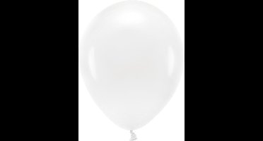 PARTYDECO - 100 Witte latex ballonnen 26 cm