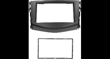 2Din Auto Navigatie Frame Radio Fascia Frame Plug en Play ABS Navigatie Fascia voor RAV4 2006-2012