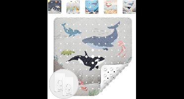 RVV® Badmat antislip voor in bad - Douchemat antislip voor douche - Badmat antislip - Grijs - ‎49cm x 49cm x 3cm