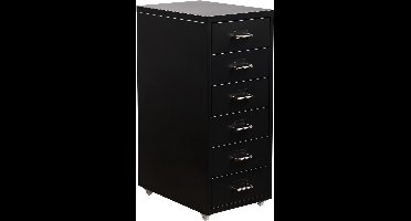 Ladenkastje - Ladeblok Bureau Organizer - Archiefkast - Zwart