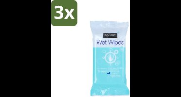 Sence - Vochtige Doekjes - Hersluitbare Verpakking - 15 Doekjes - Bulkverpakking - 3 stuks