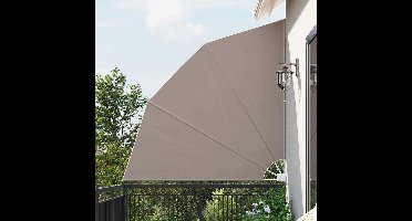 Balkon Privacy Scherm | Zonnescherm Taupe 210 x 210 cm Polyester