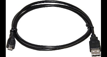 USB 2.0 Micro USB Kabel (1m) Zwart - Snel Opladen en Gegevensoverdracht voor Smartphones en Tablets