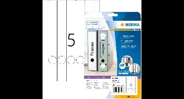HERMA mapetiketten A4 wit 34x297 mm Papier opak 125 St.