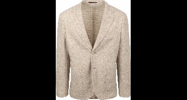 Suitable Knitted Colbert Unlined Beige - Maat 56 - Heren blazer