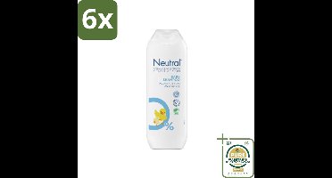 Neutral - Babyshampoo - Gevoelige huid - Parfumvrij - Zonder Kleurstoffen - 250 ml - Voordeelverpakking - 6 stuks - Zachte shampoo - Hypoallergeen