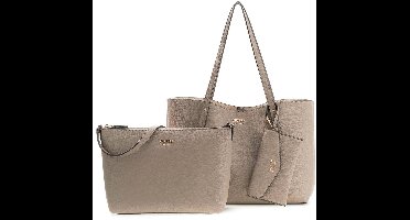 GUESS shopper Brenton Tote Dark Taupe