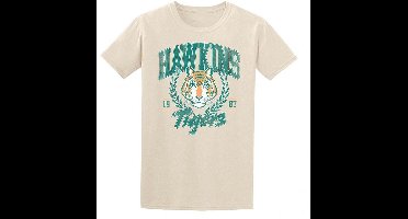 Stranger Things Hawkins Tigers Dames T-shirt - natuur - XXL