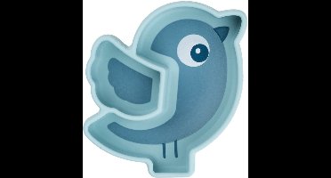Done By Deer Birdee Stick&Stay Snack Bord - Blue