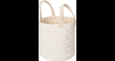 Little Dutch Pure Opbergmand Groot - Soft Beige Streep