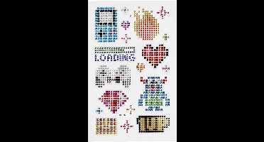 Diamond Stickers - Gadgets Thema - Zelfklevende Decoratieve Stickers - Luxe Strass Stickers - Glitter DIY Feest & Knutselstickers - 10x16 cm - 1 Vel