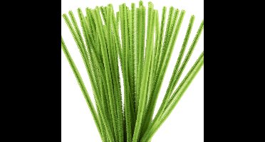 Creativ Company CC Chenilledraad Lime Groen 6mm x 30 cm 50 stuk.