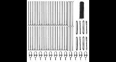 vidaXL - Hekpaal. - Grijs