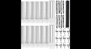 vidaXL - Hekpaal. - Grijs