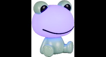 LED Tafellamp - Torna Varek - 1x LED SMD 0.3W - ON/OFF Touch - RGB Kleurverandering - USB aansluiting - IP20 - Groen - Kunststof