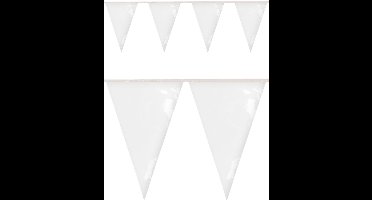 Vlaggenlijn wit 10 meter brandvertragend