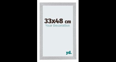 Your Decoration - Fotolijst 33x48 cm - MDF - Zilver Mat - Mura