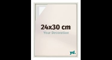 Your Decoration - Baklijst 24x30 cm - Wit Mat - Baklijst voor Canvas - MDF - Lyon