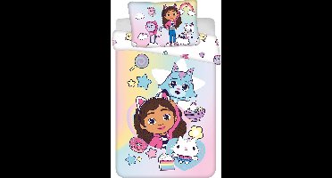 Gabby's poppenhuis BABY / Peuter dekbedovertrek Sugar Dream - 135 x 100 + 40 x 60 cm - Katoen