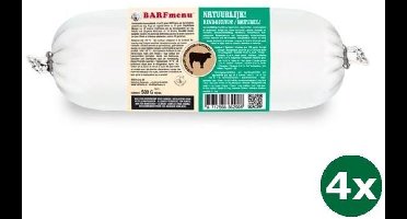 4x500 gr Barfmenu natuurlijk! hondenvoer