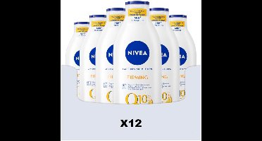 NIVEA Bodylotion Verstevigend Q10 - 12 x 400 ml - Voordeelverpakking