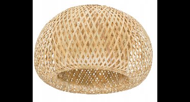 Grote Bamboe Lampenkap Boho Stijl - 40cm