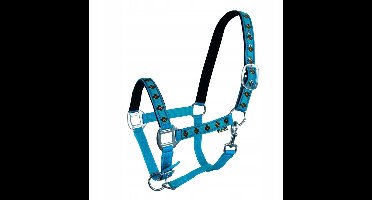 York Kimi Halster Pony Turquoise Bruin - Verstelbaar & Stijlvol