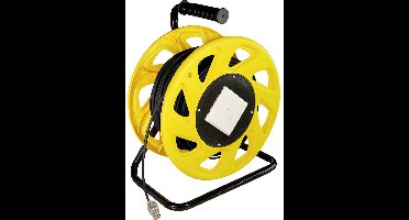 LogiLink CQ4060S RJ45 Netwerkkabel, patchkabel CAT 7 S/FTP 60 m Zwart-geel Halogeenvrij, Laag rookgasgehalte, TPE-mante