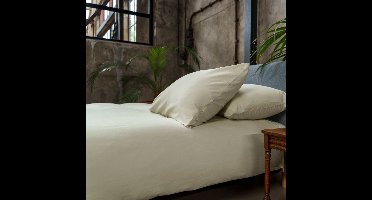 Kayori Edo Dekbedovertrek Katoensatijn - 200x200-220 + 2 slopen - Tweepersoons - Naturel