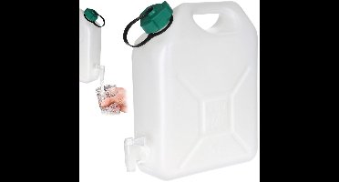 VILDE - Kanister voor water - 5 L - Kran - Wit