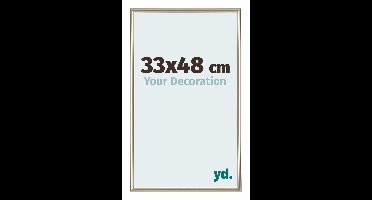 Your Decoration - Fotolijst 33x48 cm - Kunststof - Champagne - Annecy