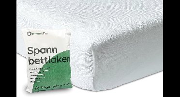 greenaDu Linnen doek 140x200 hoeslaken 140x200 hoeslaken 140x200cm jersey hoeslaken 140x200 wit | ongeverfd, plasticvrij, klimaatneutraal - het huidvriendelijke veganistische alternatief voor zijde