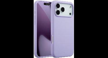 Accezz Hoesje - Geschikt voor Apple iPhone 17 Pro Max - Liquid Silicone Backcover geschikt voor MagSafe - Paars