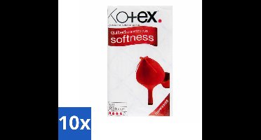 10 x Kotex – Maxi Maandverband – Super – 16 stuks per verpakking - Maandverband - Superabsorberend - Zacht - Comfortabel - Discreet