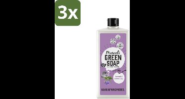 Marcel's Green Soap - Afwasmiddel - Lavendel & Rosemarijn - Voor dagelijks gebruik - 500 ml - Bulkverpakking - 3 stuks
