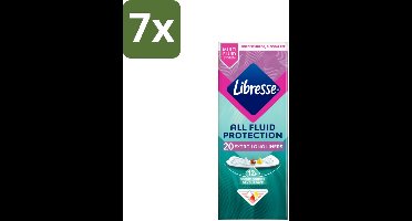 Libresse – Inlegkruisjes – Extra Protect XL – Maximale dekking – 20 Inlegkruisjes - Bulkverpakking - 7 stuks