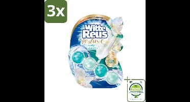 3 x Witte Reus - DeLuxe Toiletblok - Lovely Jasmine - 1 Toiletblok - Grootverpakking - Toiletblok - Toilet Reiniger - Jasmijngeur - Luxe Geur - Badkamer Geur
