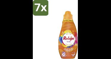 7 x Robijn – Vloeibaar Wasmiddel – Klein & Krachtig Classics Color - 665 ml - Koffiezetapparaat