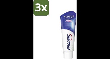 Prodent – Tandpasta – White System – Natuurlijk Witmakend – 75 ml - Bulkverpakking - 3 stuks