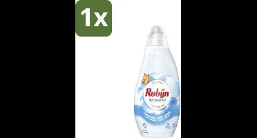 1 x Robijn - Klein & Krachtig Stralend Wit - Wasmiddel - 19 Wasbeurten - 665 ml - Witwas - Stralend Wit - Vloeibaar Wasmiddel - Witbescherming - Care Serum