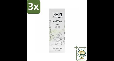 3 x Therme - Zen White Lotus - Badolie - Verzorgend - Verfrissend - 100ml - Grootverpakking - Badolie - Ontspanning - Zen Wellness - Mindfulness - Badritueel