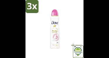 3 x Dove – Deodorant Spray – Beauty Finish – 150 ml - Grootverpakking - Anti-transpirant Spray - Huidverzorging - Stralende Huid - Geur Magnolia - Geur Lelie