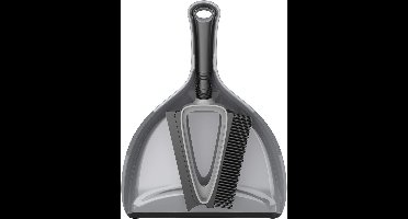 MR.SIGA soft brush brush/scrubber with dumper, grey and black